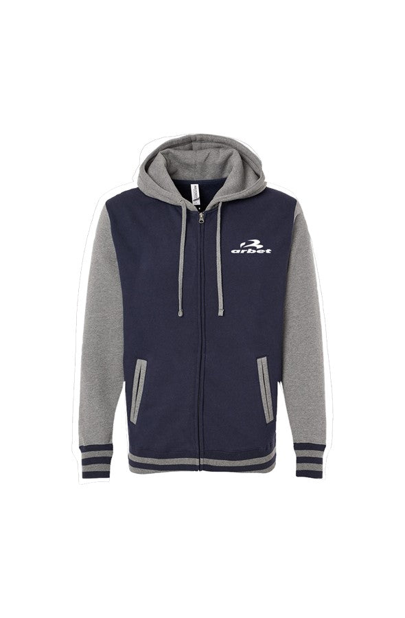 UNISEX HEAVYWEIGHT VARSITY ZIP HOOD
