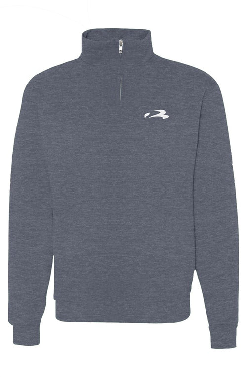 Cadet Collar Quarter-Zip Sweatshirt