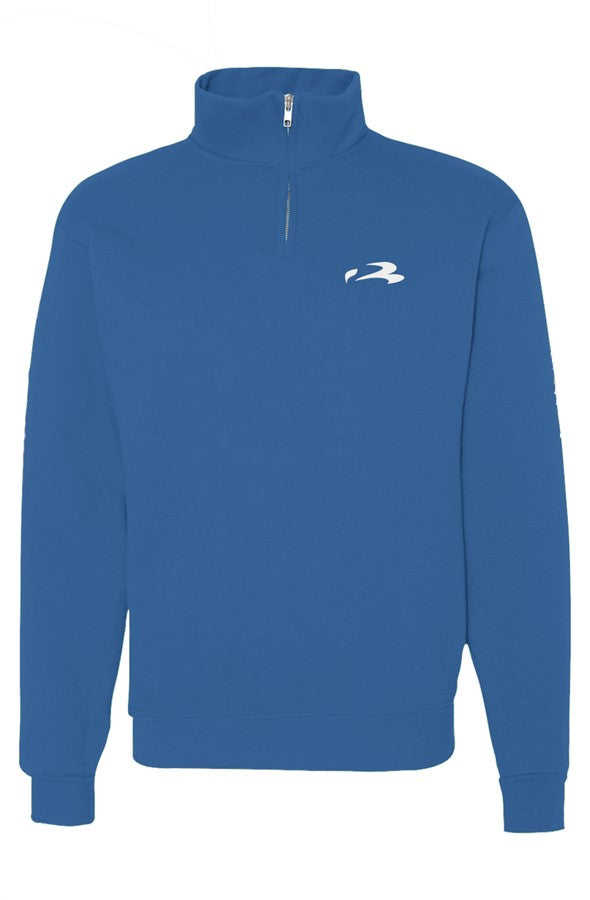 Cadet Collar Quarter-Zip Sweatshirt