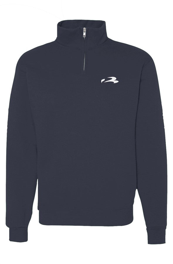 Cadet Collar Quarter-Zip Sweatshirt