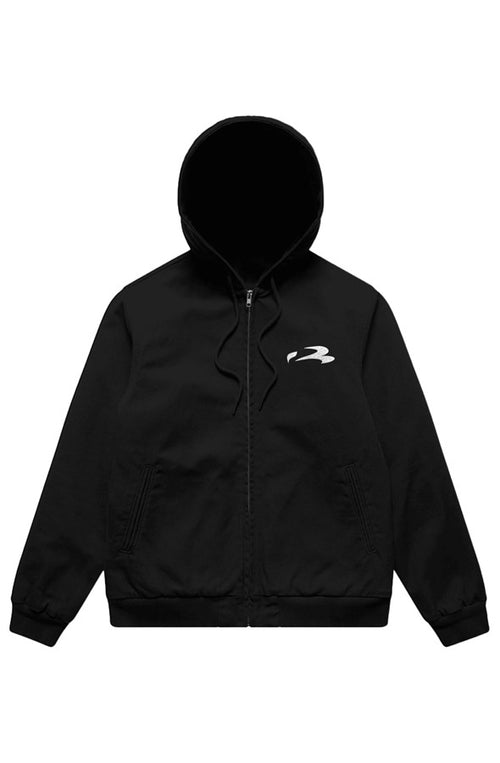 Canvas Bomber Hood Jacket
